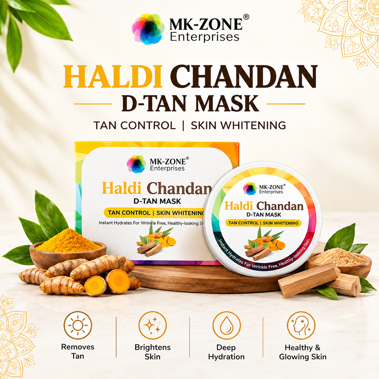Haldi Chandan D-Tan Mask