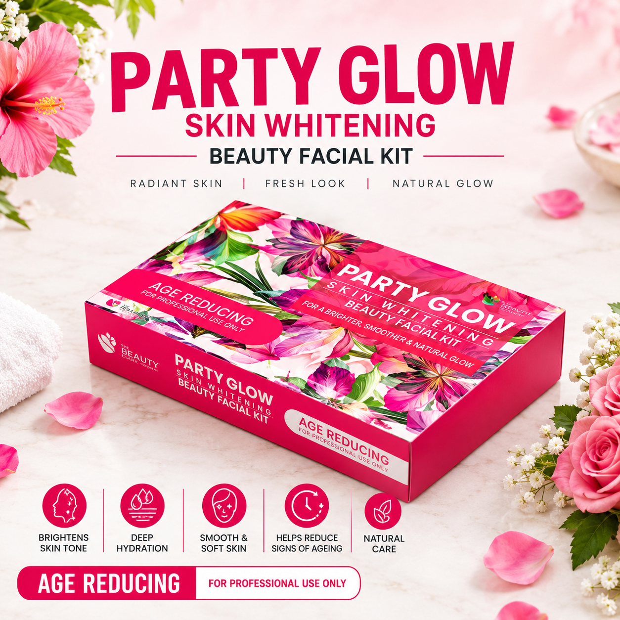 Party Glow Skin Whitening Beauty Facial Kit